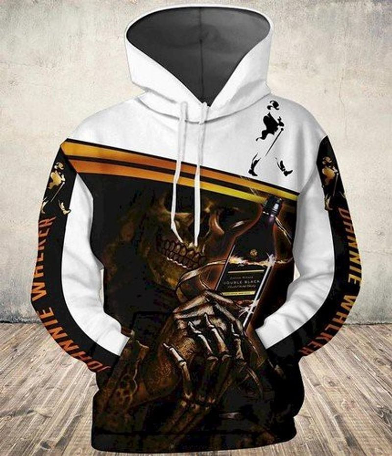 Johnnie Walker Scott Lovers Bone Man Holding 3d Hoodie