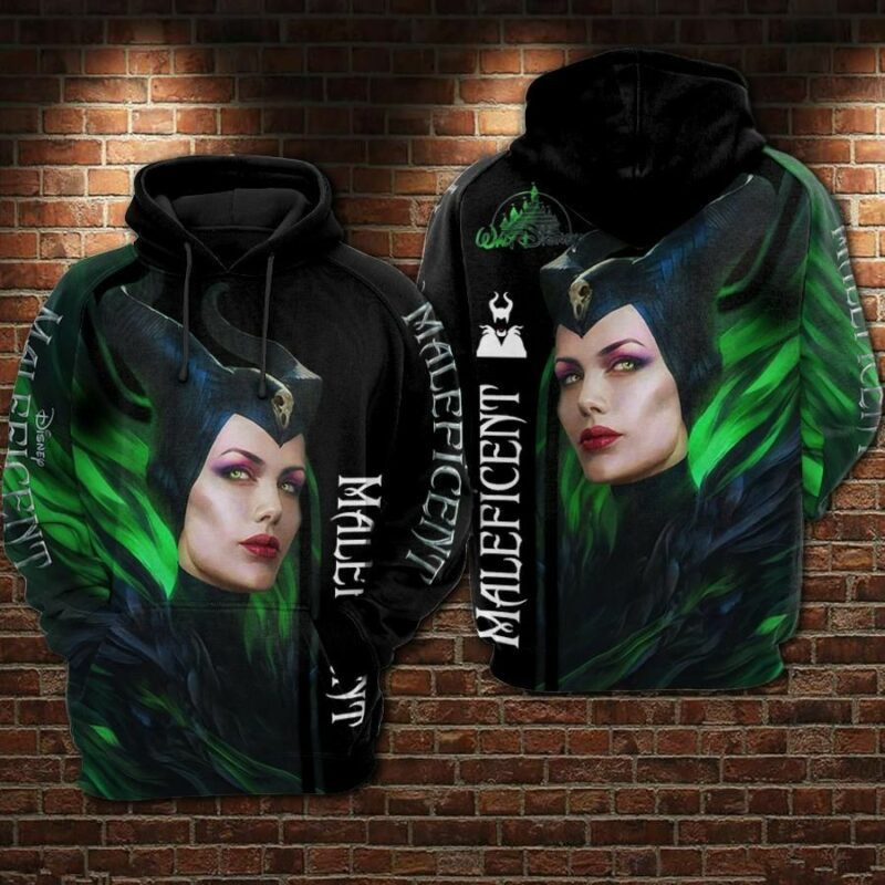 Maleficent Movies 2 Over Print 3d Hoodie Zip Hoodie