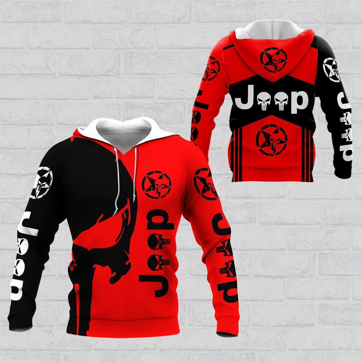 Jeep Shirt 938, 3d Hoodie Zip Hoodie