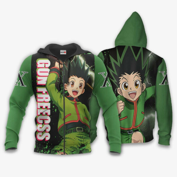 Gon Freecss Hunter X Hunter Anime 3k59 Cartoon 3d Hoodie Zip Hoodie 1177
