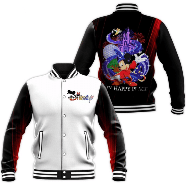 Disney Mickey, Mickey Fantasia Love Disney 387 Gift Lover Baseball Jacket 539
