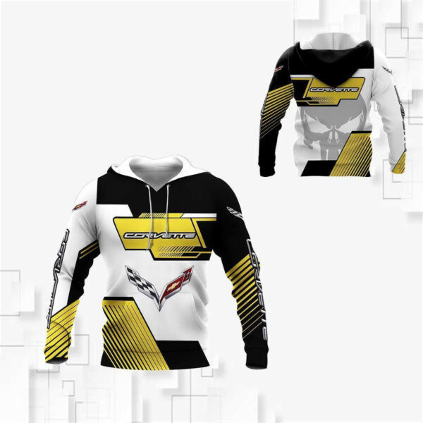 Chevrolet Corvette Shirt 772, 3d Hoodie Zip Hoodie 1163