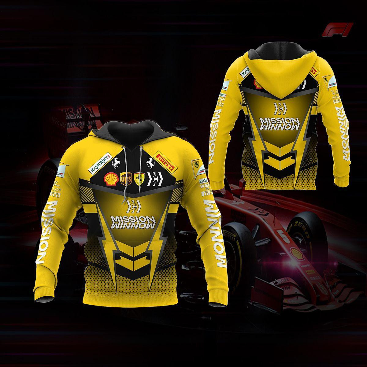Scuderia Ferrari Shirt 94, 3d Hoodie Zip Hoodie