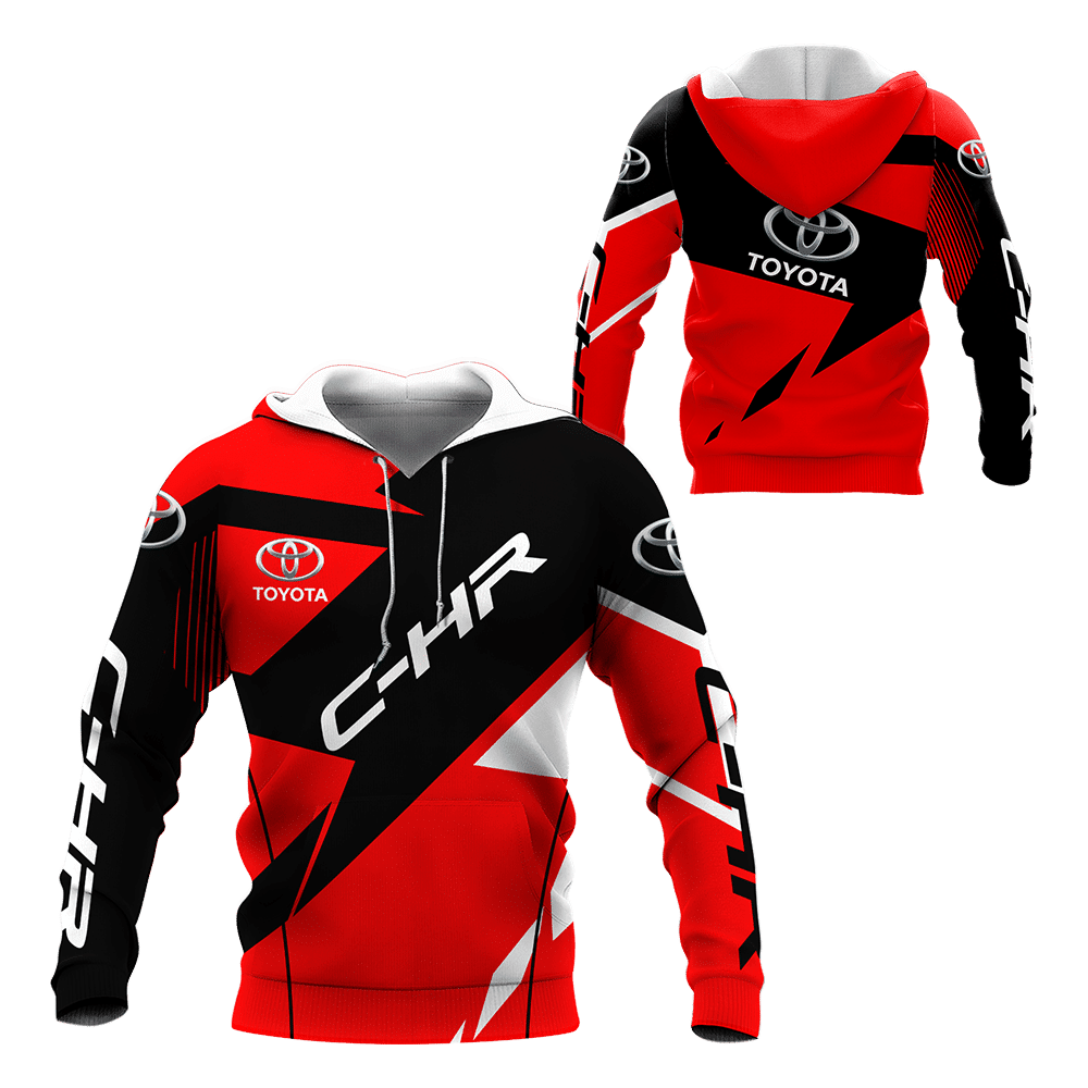 Toyota C-hr Shirt 861, 3d Hoodie Zip Hoodie