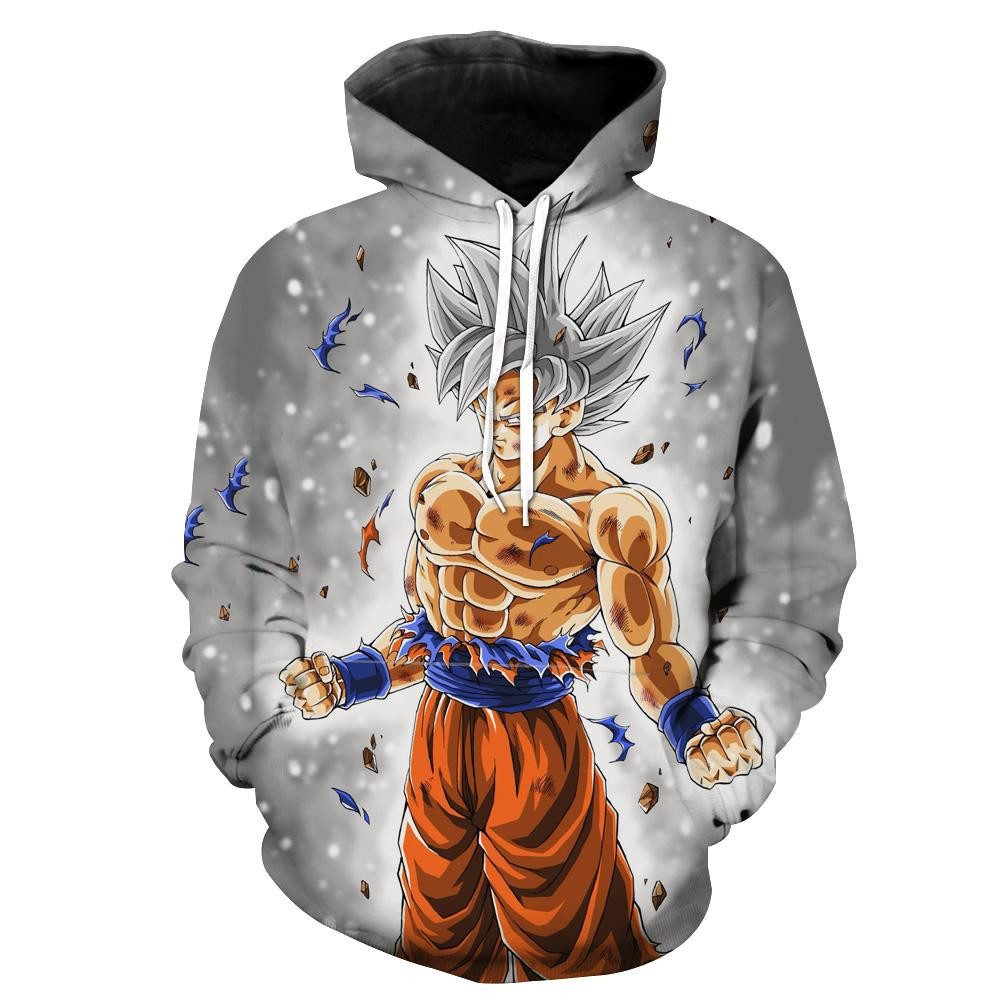 Dragon Ball Ultra Instinct Goku 3D All Over Print Hoodie & Zip Hoodie