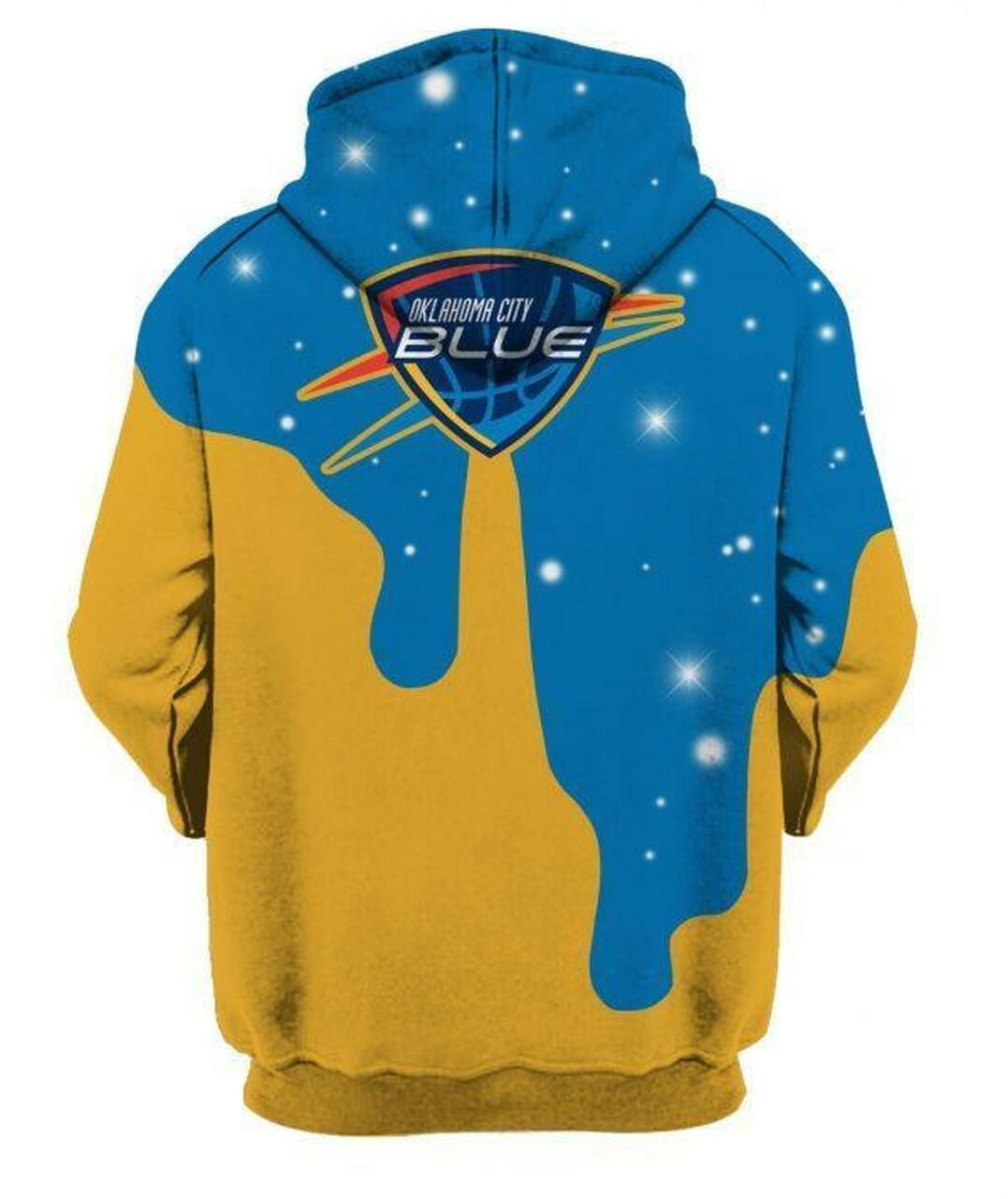Oklahoma City Blue Basketball 3D All Over Print Hoodie & Zip Hoodie