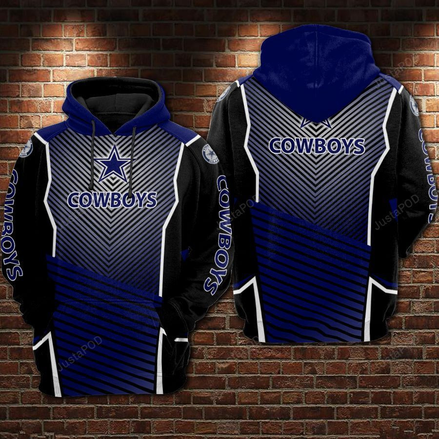 Cowboys Ncaa Football Line 3D All Over Print Hoodie & Zip Hoodie
