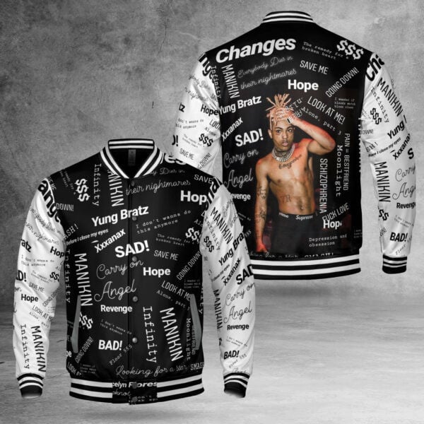 Xxxtentacion Memories Trending Baseball Jacket 465 378