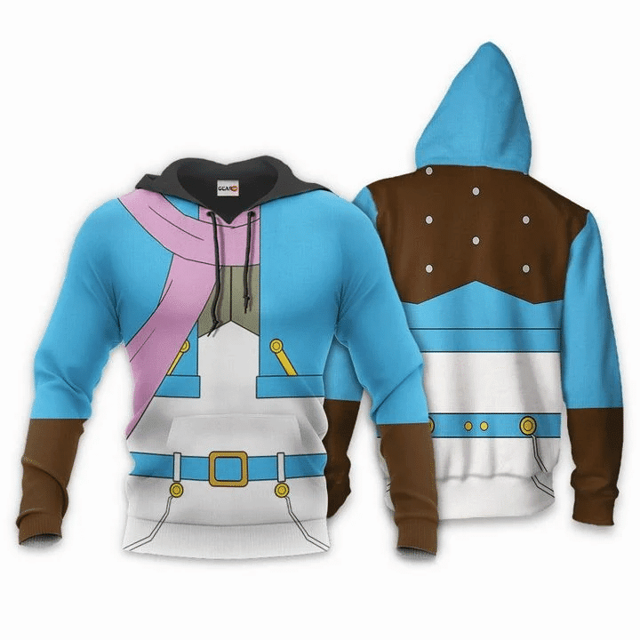 Jojo's Bizarre Adventure Caesar Anthonio Zeppeli 3d Hoodie Zip Hoodie