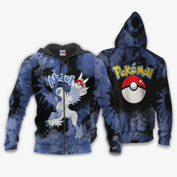 Absol Anime Pokemon Tie Dye Style 1k705 Cartoon Graphic Outfits Aop 3d Hoodie, Zip Hoodie 1209