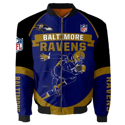 Baltimore Ravens Thick Bomber Jacket CSBBT176