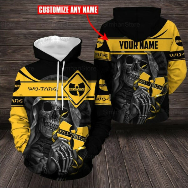 Custom Name Skull Wu Tang Clan Hip Hop,wu Tang Clan Hip Hop 2k730 Cartoon 3d Hoodie Zip Hoodie 521