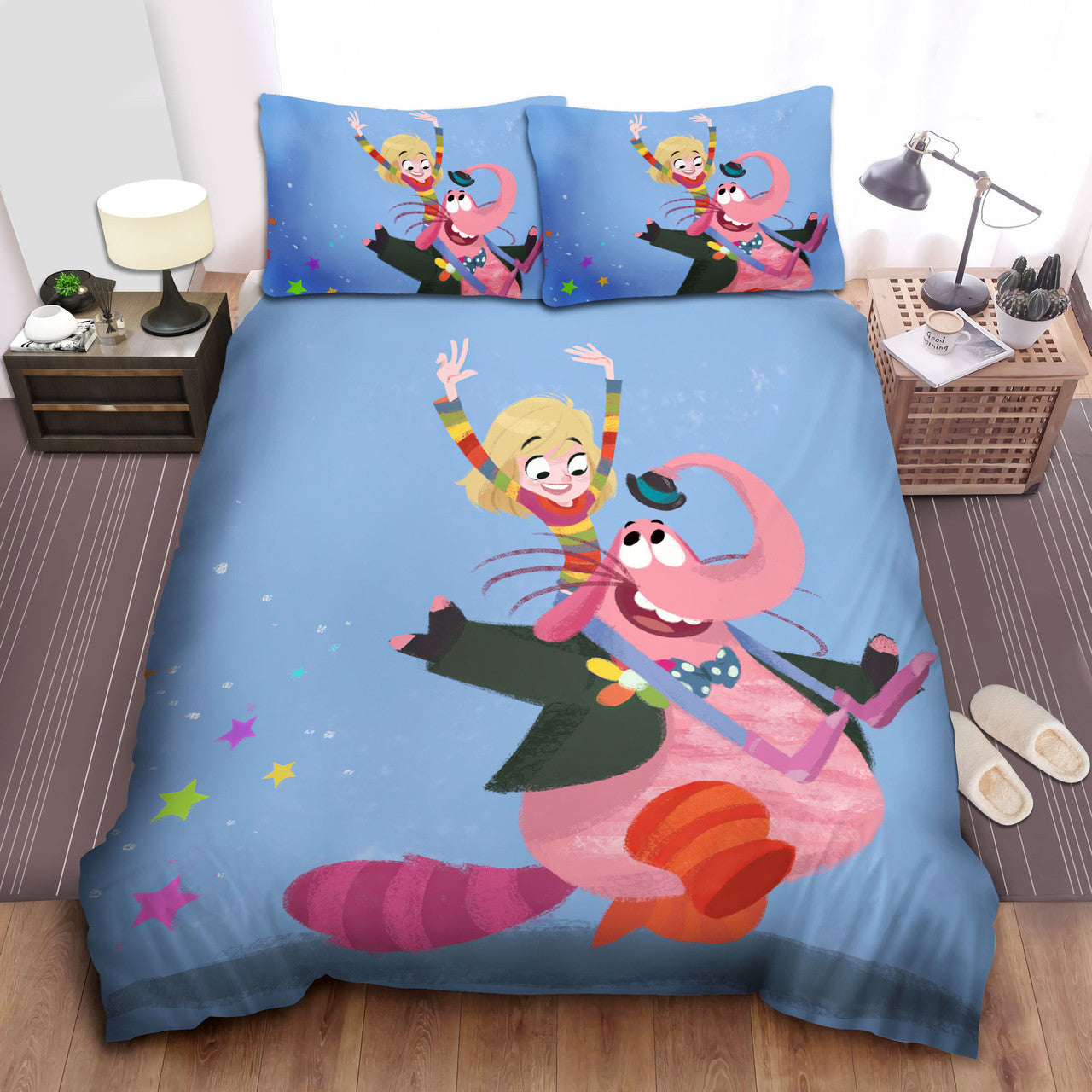 Inside Out Bedding Set DN Inside Out Riley And Bing Bong Happy Time Duvet Covers