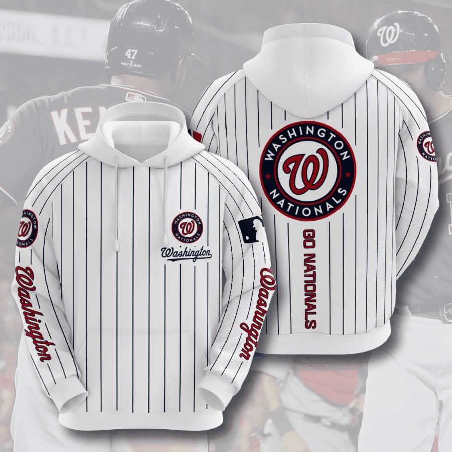 Washington Nationals 3D All Over Print Hoodie & Zip Hoodie