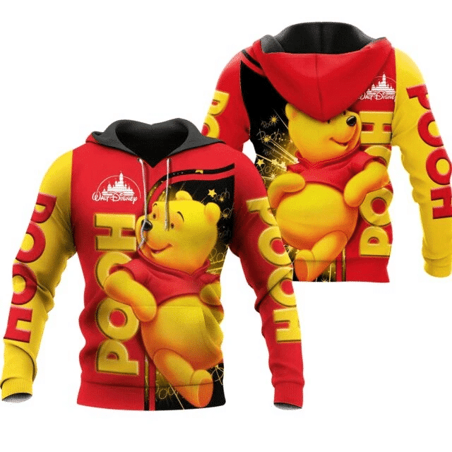 Pooh Cute 3d T Shirt Sweatshirt Zip Hoodie Bomber 804