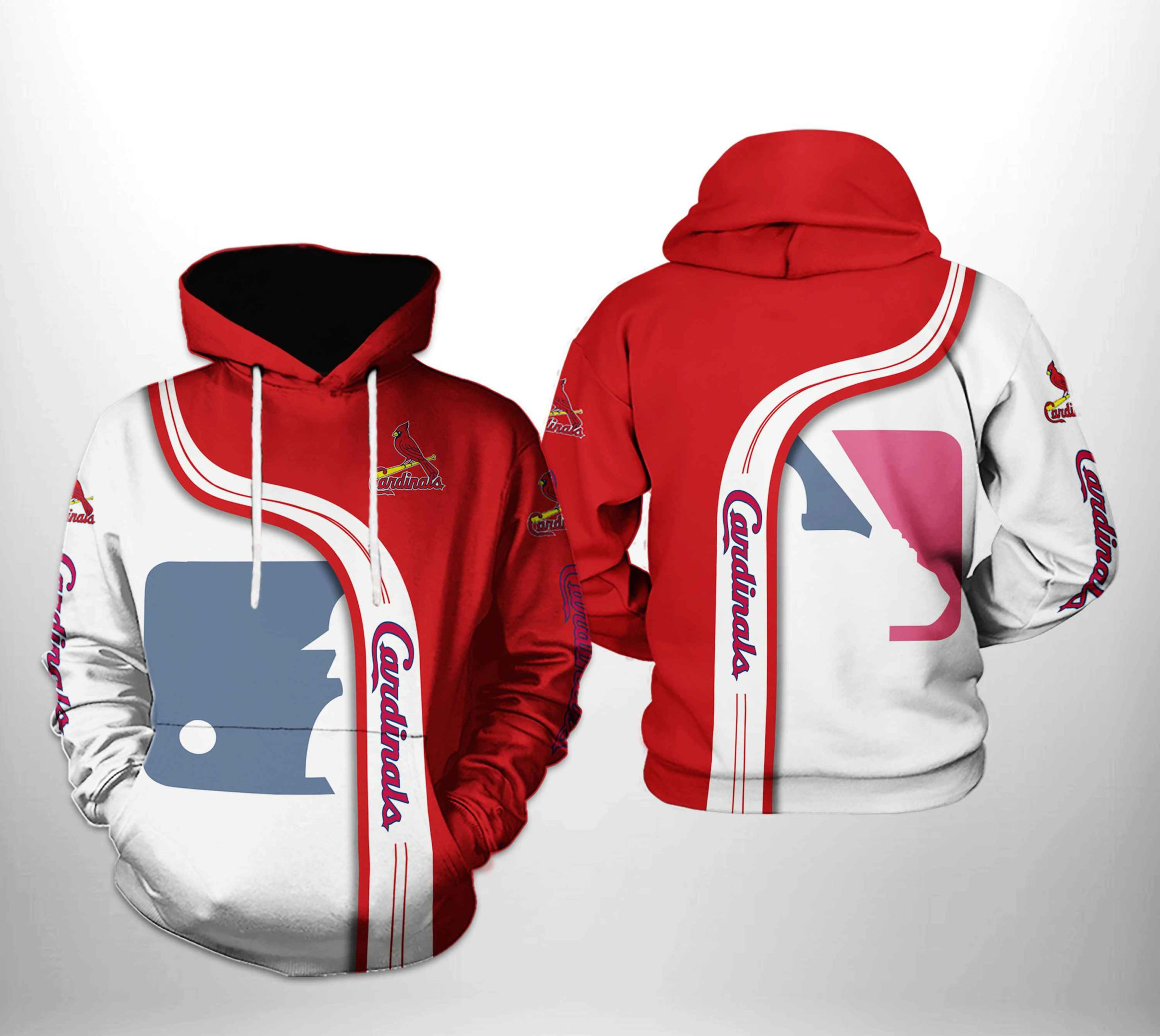 St. Louis Cardinals MLB Team 3D All Over Print Hoodie & Zip Hoodie