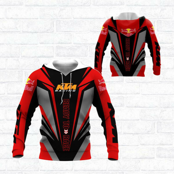 Ktm Racing Shirt 805, 3d Hoodie Zip Hoodie 420