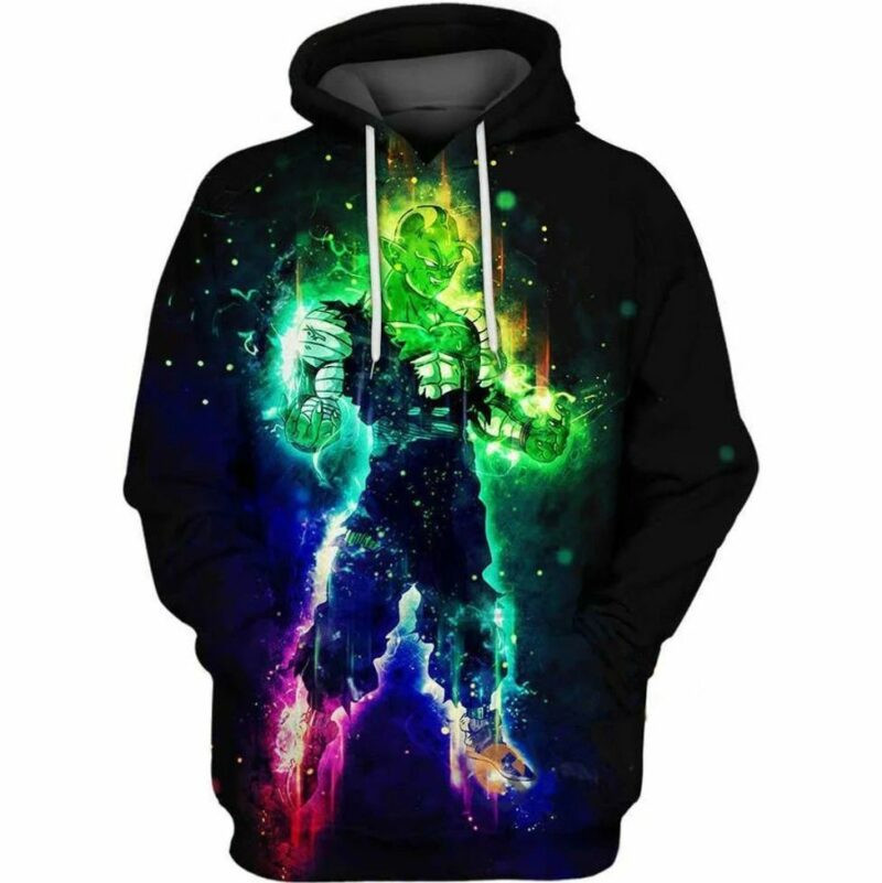 Piccolo Super Saiyan Dragon Ball Z Over Print 3d Hoodie Zip Hoodie 2