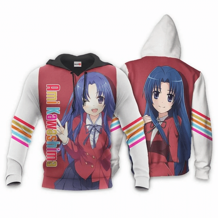 Toradora Ami Kawashima 3d Hoodie Zip Hoodie