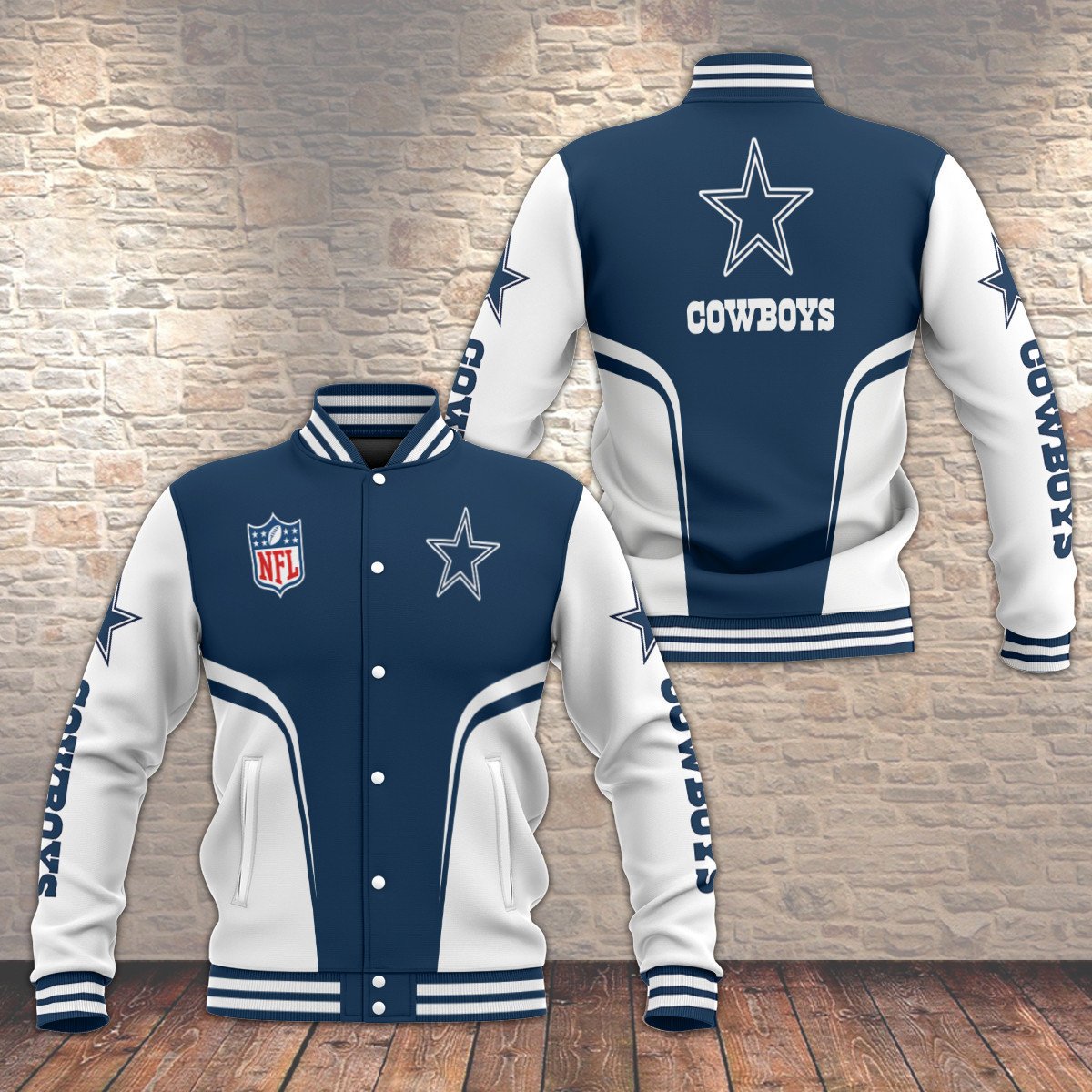 Cowboys Baseball Jacket 05