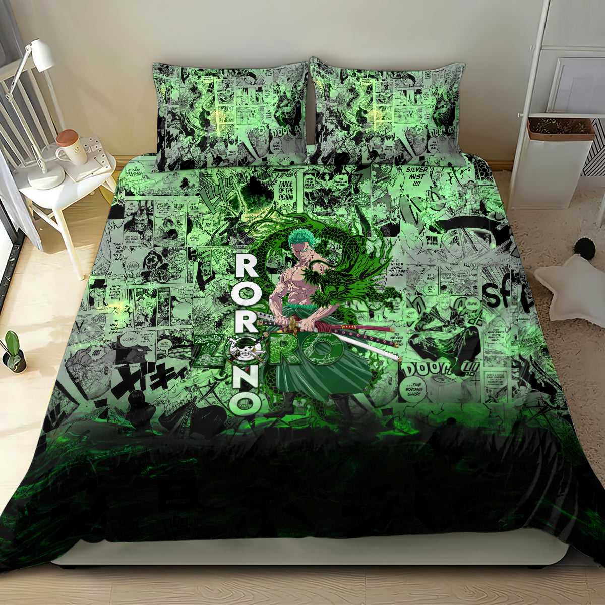 One Piece Bedding Set One Piece Roronoa Zoro Duvet Covers