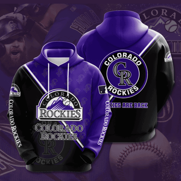 Colorado Rockies Ncaa Football 3D All Over Print Hoodie & Zip Hoodie