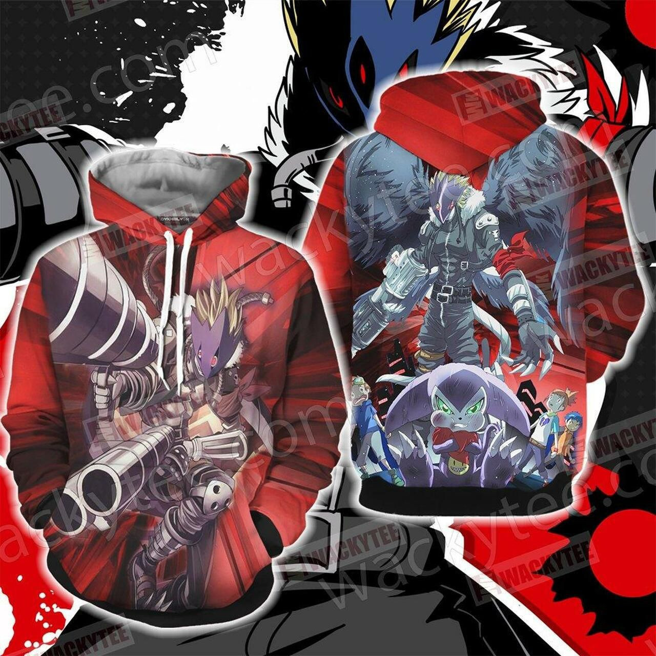 Digimon Beelzemon 3D All Over Print Hoodie & Zip Hoodie