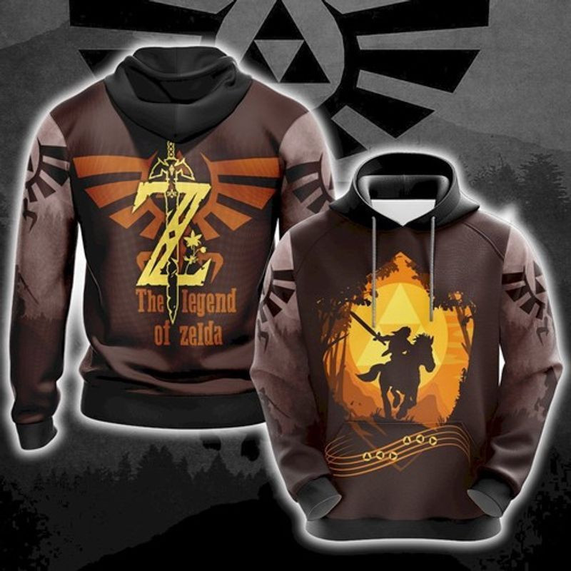 Link The Legend Of Zelda All Over Printed Custom 3d Hoodie