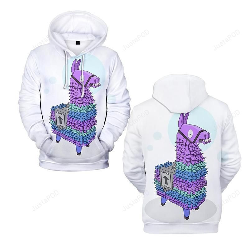 Youth Llama 3D All Over Print Hoodie & Zip Hoodie