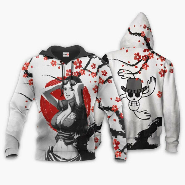Nico Robin Japan Cherry Blossoms One Piece Anime 1k690 Cartoon Graphic Outfits Aop 3d Hoodie, Zip Hoodie 2461
