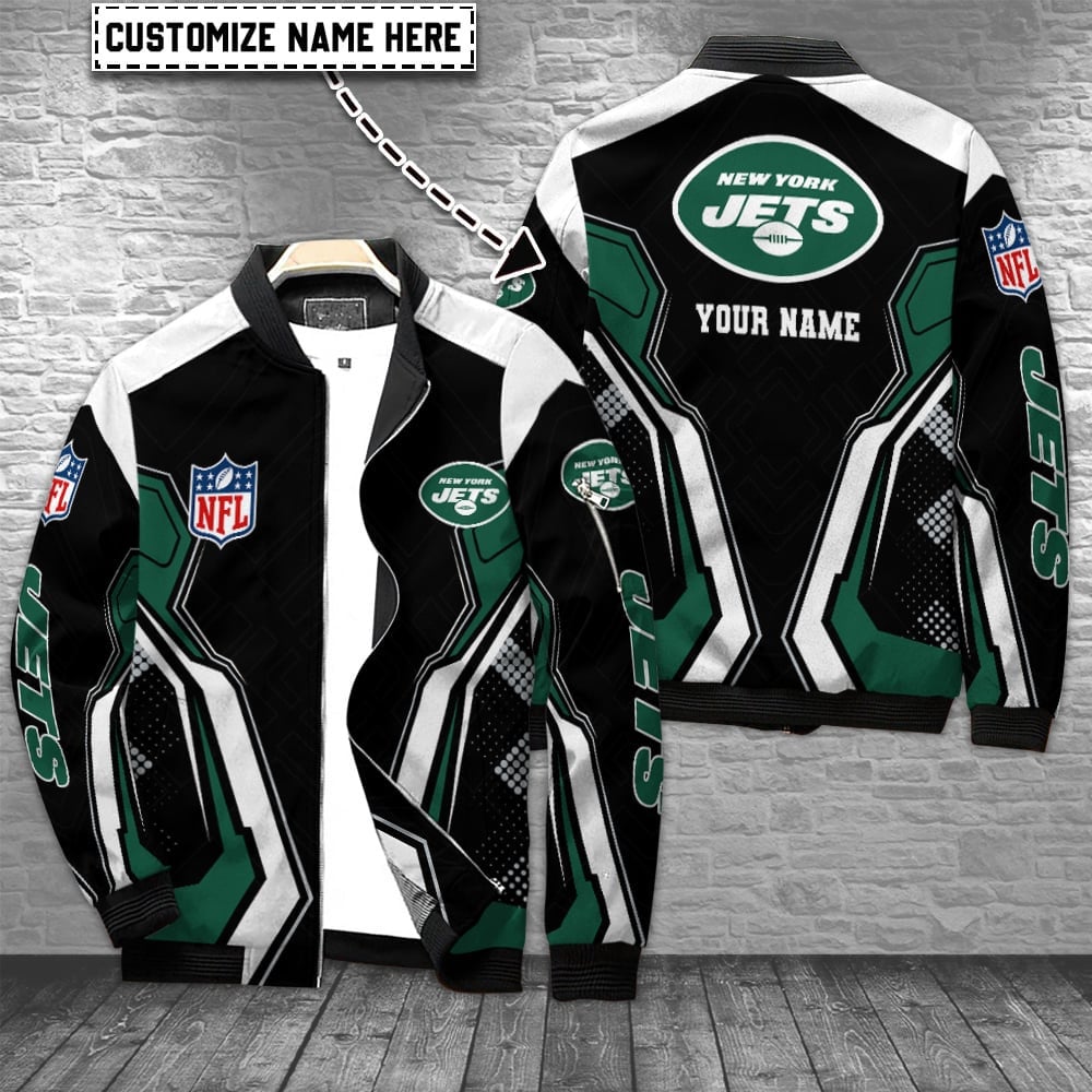 New York Jets Personalized Bomber Jacket BGBBJ991