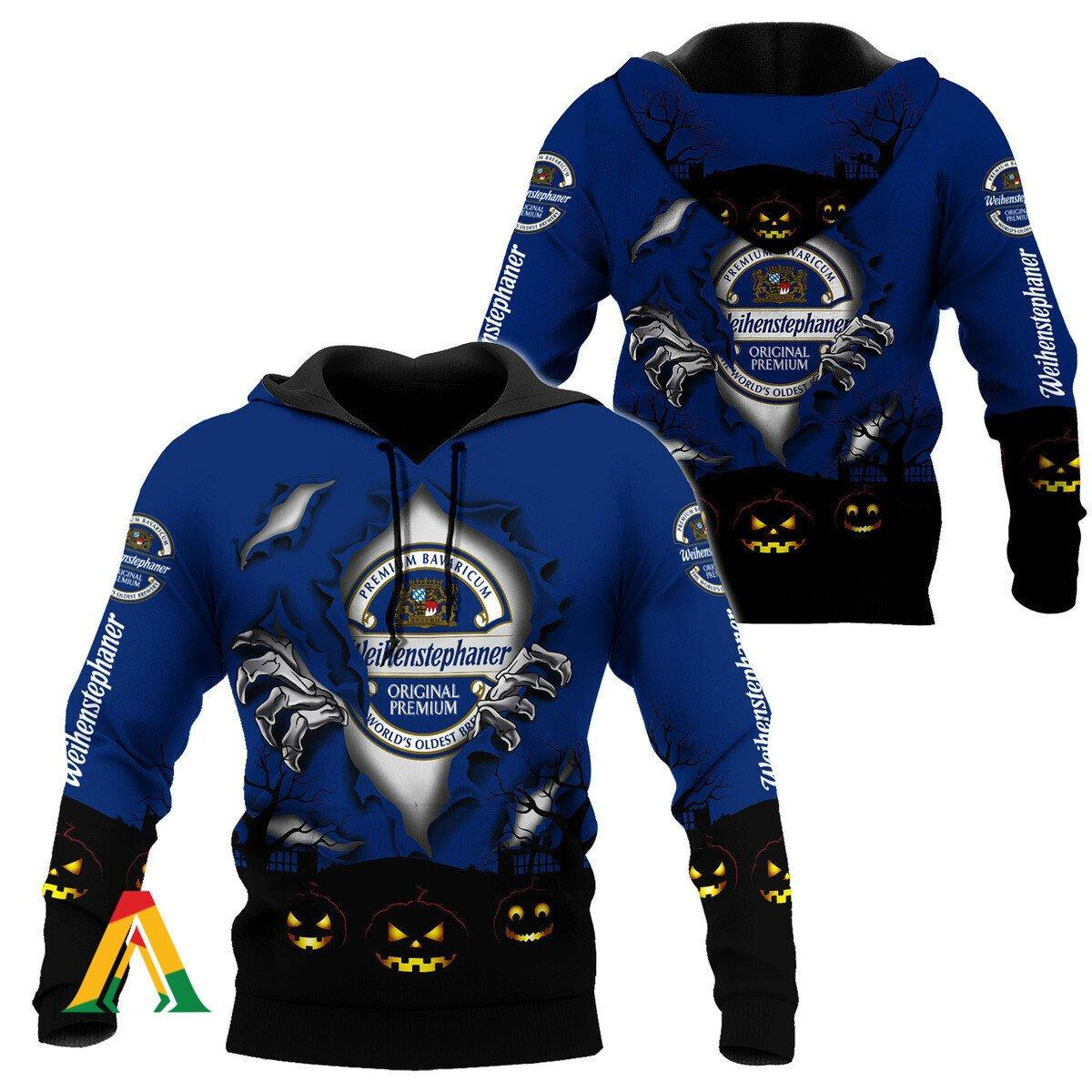 Scary Night Halloween Weihenstephaner Beer Hoodie & Zip Hoodie