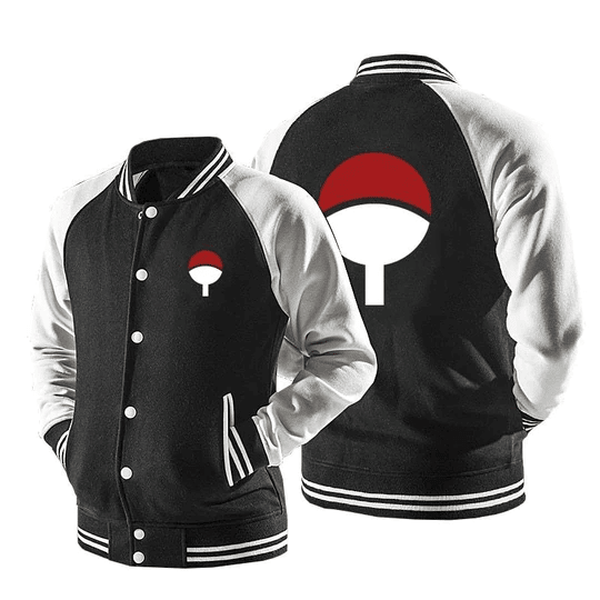 Naruto Uchiha Clan Logo Konohagakure 1 Baseball Jacket 538
