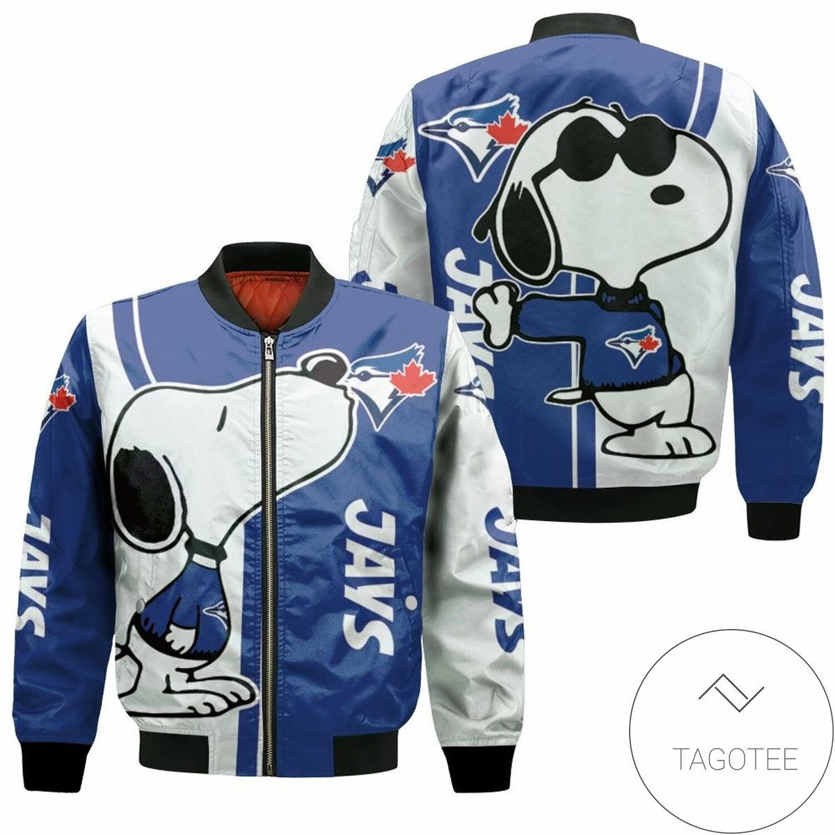 Toronto Blue Jays Snoopy Lover Bomber Jacket