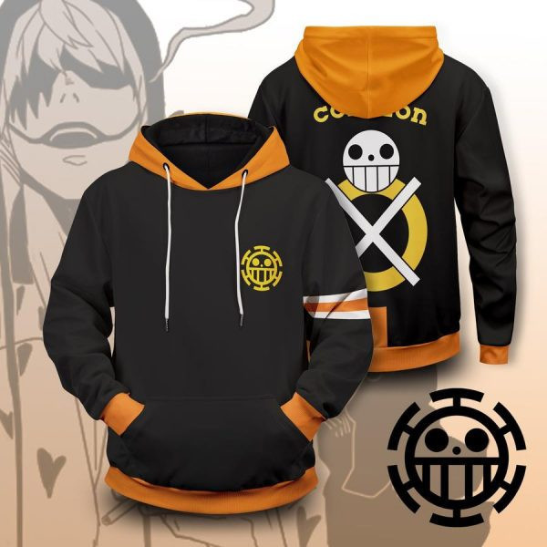 One Piece Trafalgar Corazon Anime 2k602 Lover Gift ,one Piece Trafalgar Corazon All Over Print 3d Hoodie 2322