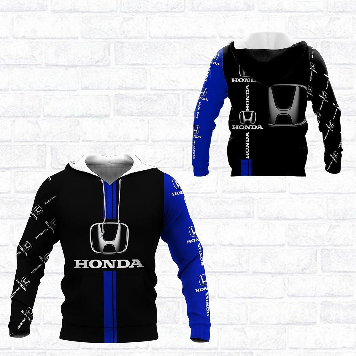 Honda Shirt 52, 3d Hoodie Zip Hoodie