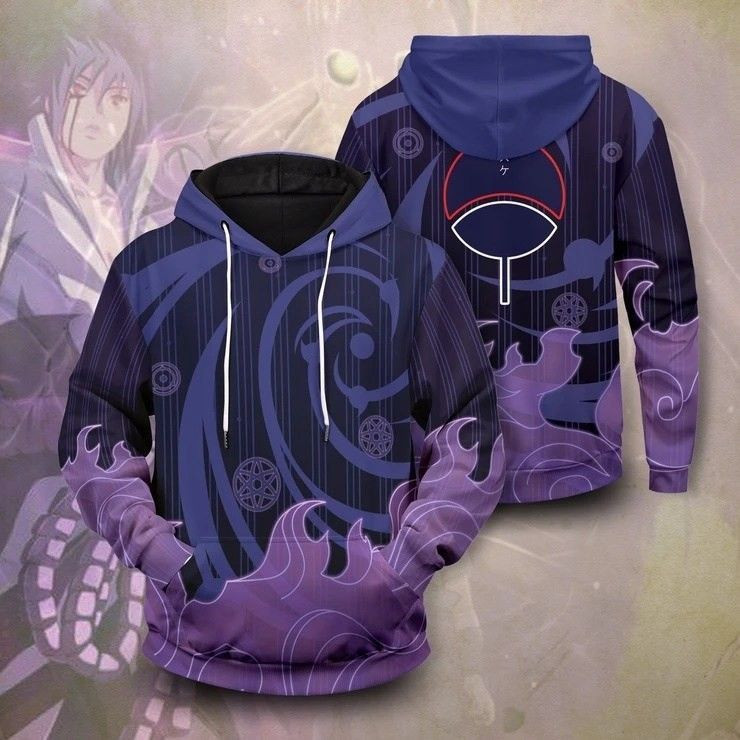 Sasuke Uchiha 3D All Over Print Hoodie & Zip Hoodie