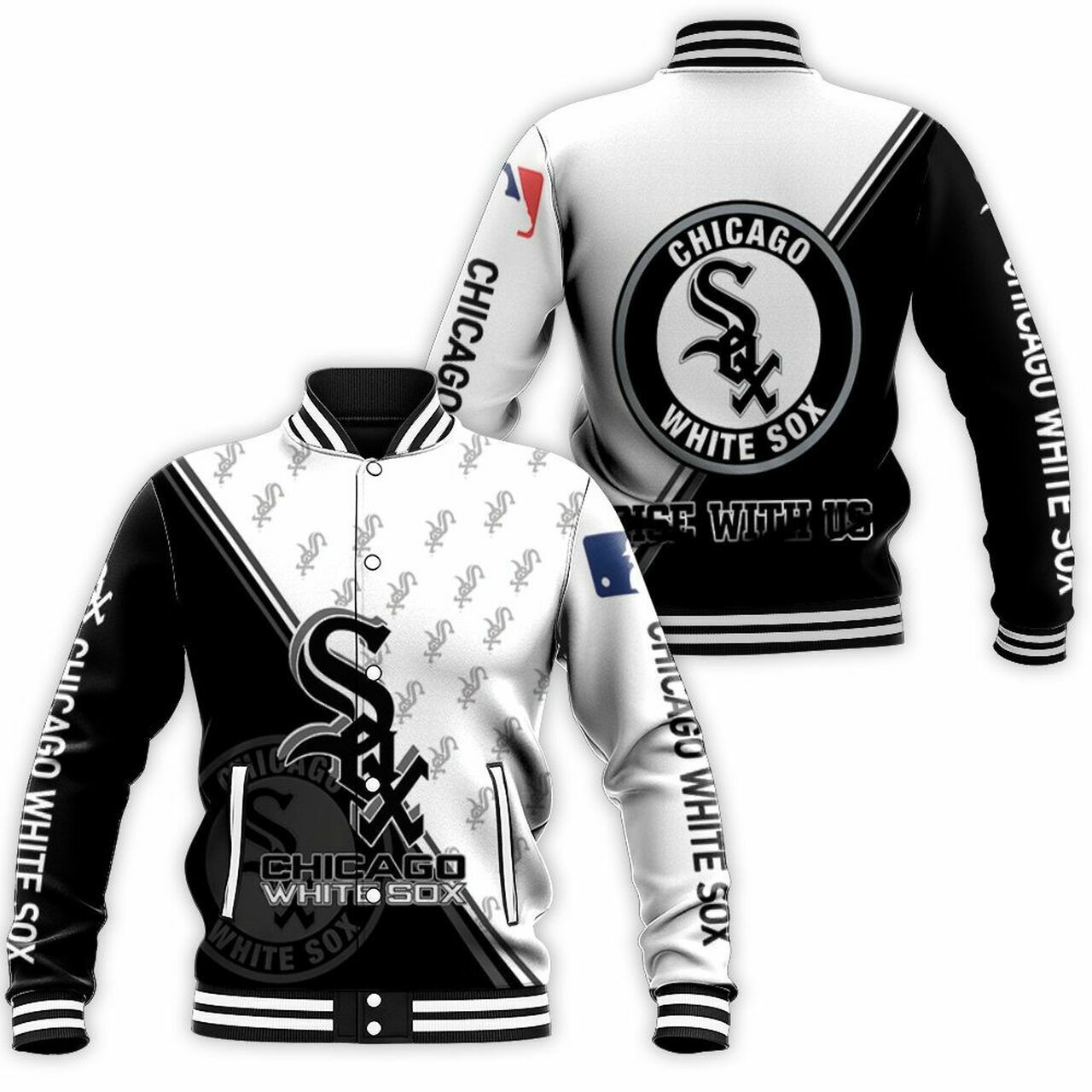Chicago White Sox Baseball Jacket V6