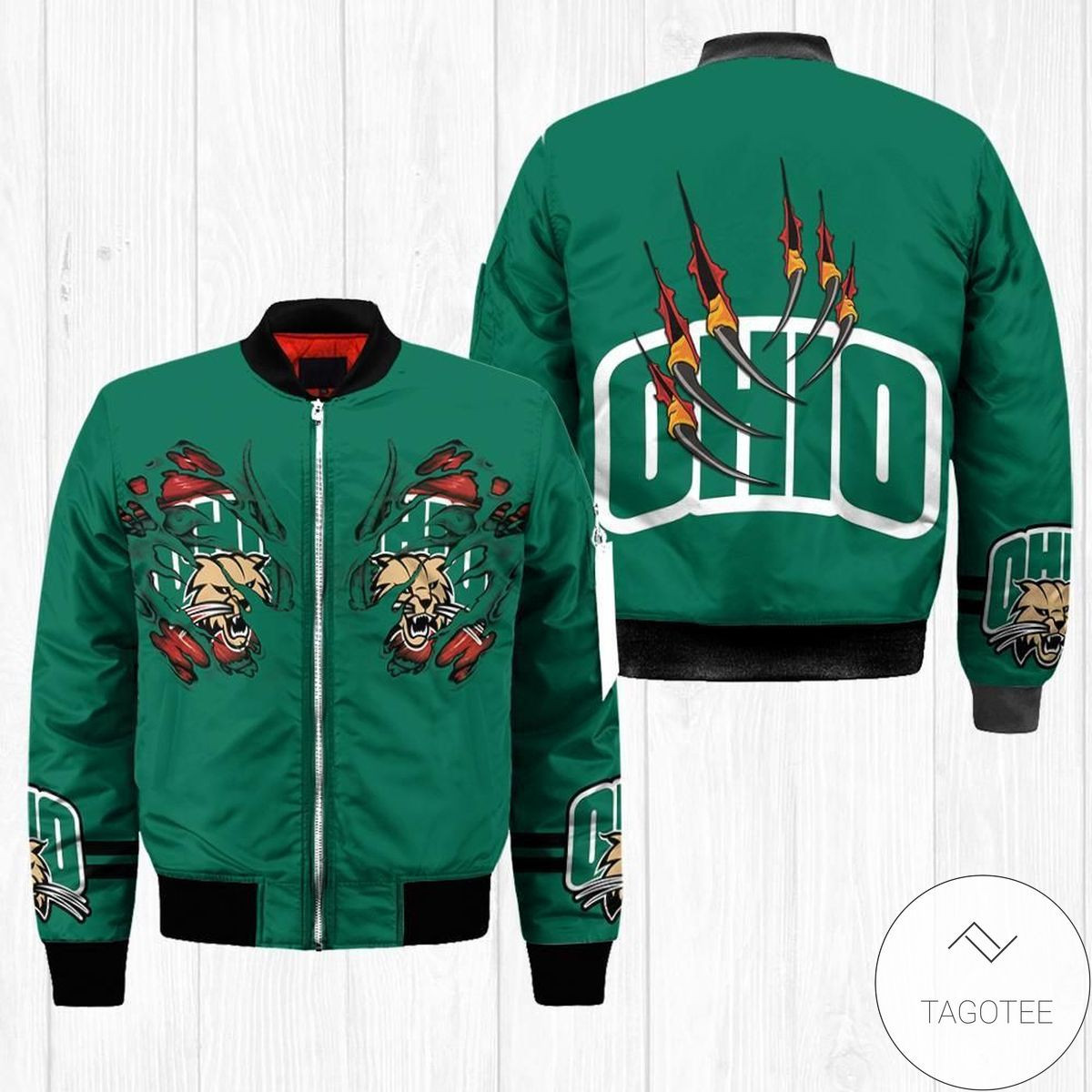Ohio Bobcats Claws Bomber Jacket