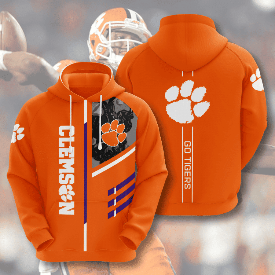 Clemson Tigers 3D All Over Print Hoodie & Zip Hoodie