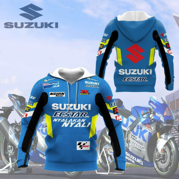 Suzuki Racing Shirt 505, 3d Hoodie Zip Hoodie 2684