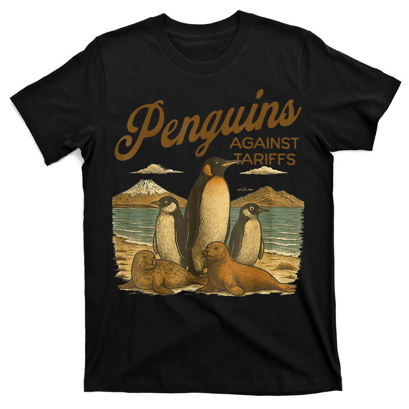 Penguins Protest Against Tariffs T-Shirt