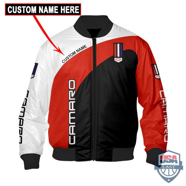Chevrolet Camaro Custom Name Bomber Jacket 02