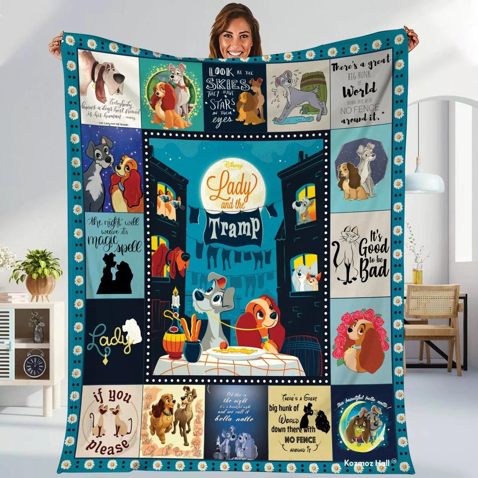 Lady And The Tramp Blanket Lady And The Tramp Dog Fleece Sherpa Blanket