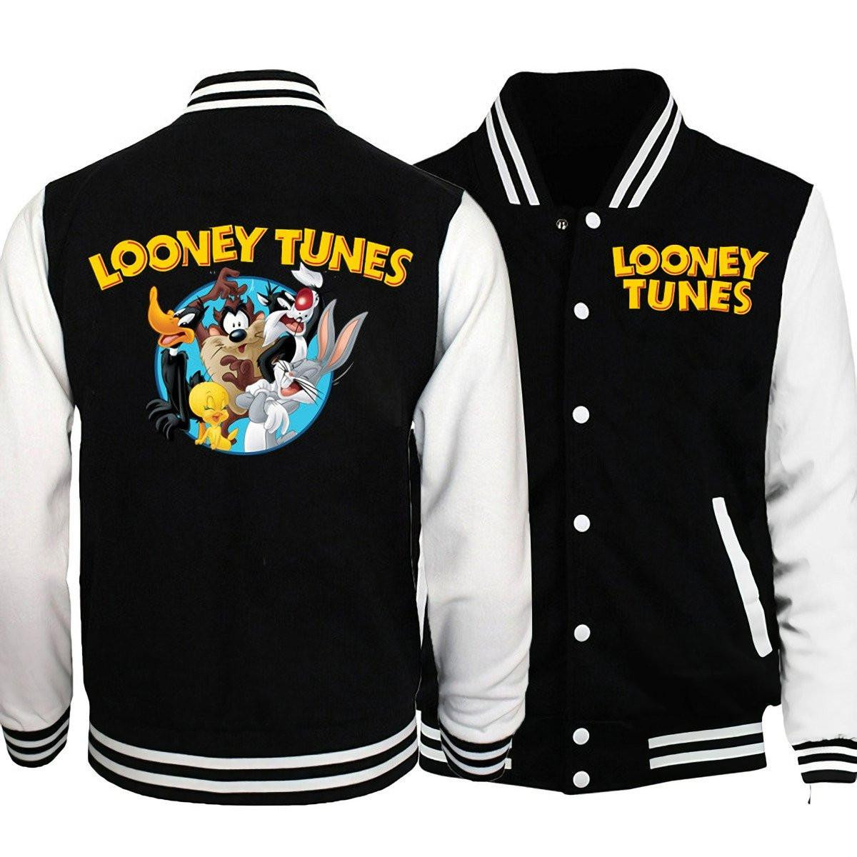 Looney Tunes ,cute Cartoon Looney Tunes 1k165 Gift Lover Baseball Jacket