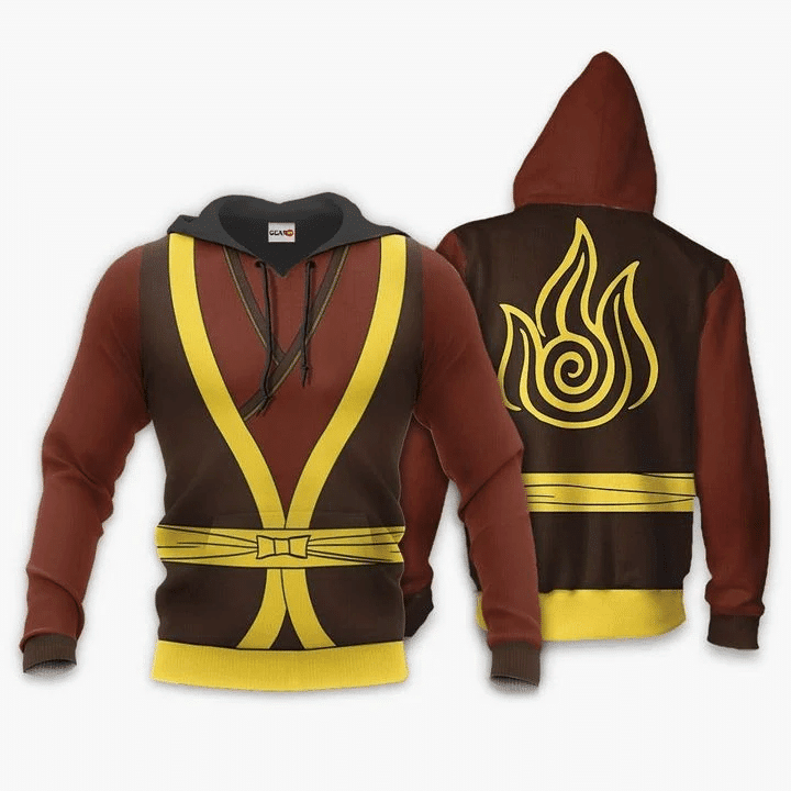 Avatar The Last Airbender Zuko 1 3d Hoodie Zip Hoodie
