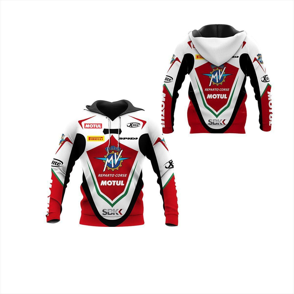 Mv Agusta Shirt 166, 3d Hoodie Zip Hoodie