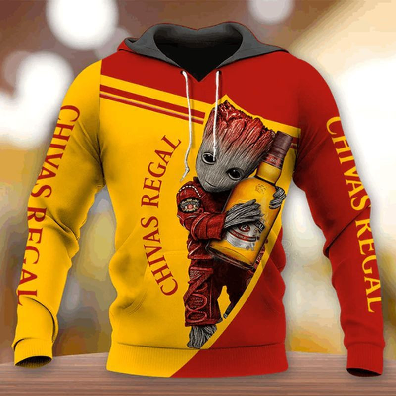 Groot Star Wars Chivas Regal 3d Hoodie