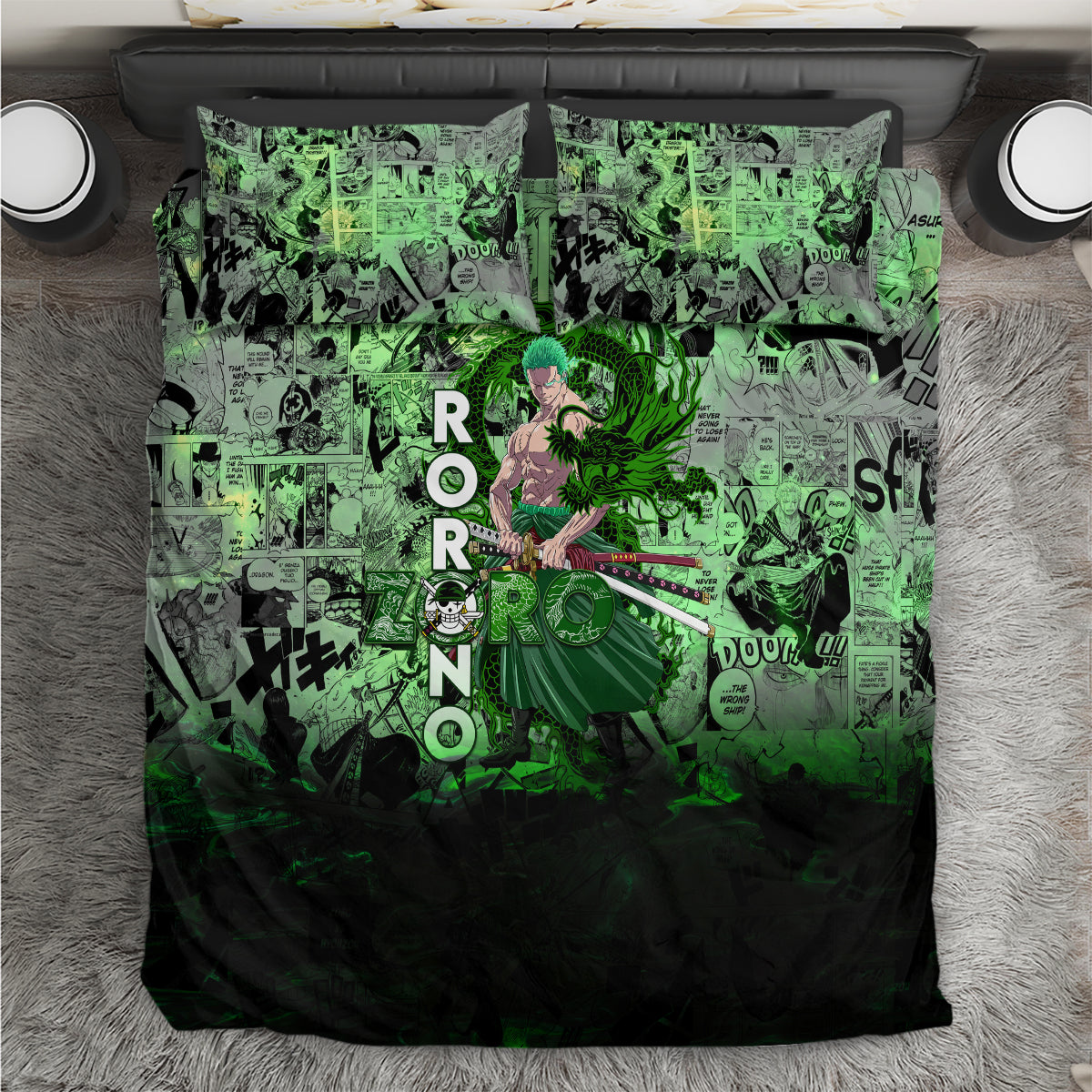 One Piece Bedding Set One Piece Roronoa Zoro Duvet Covers