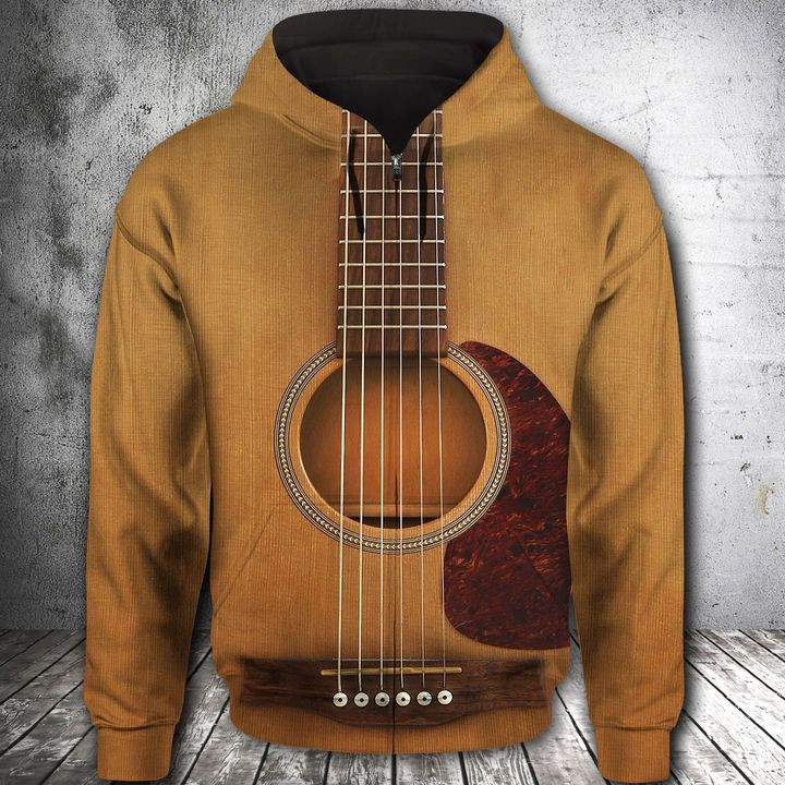 Simple Guitar 3D All Over Print Hoodie & Zip Hoodie